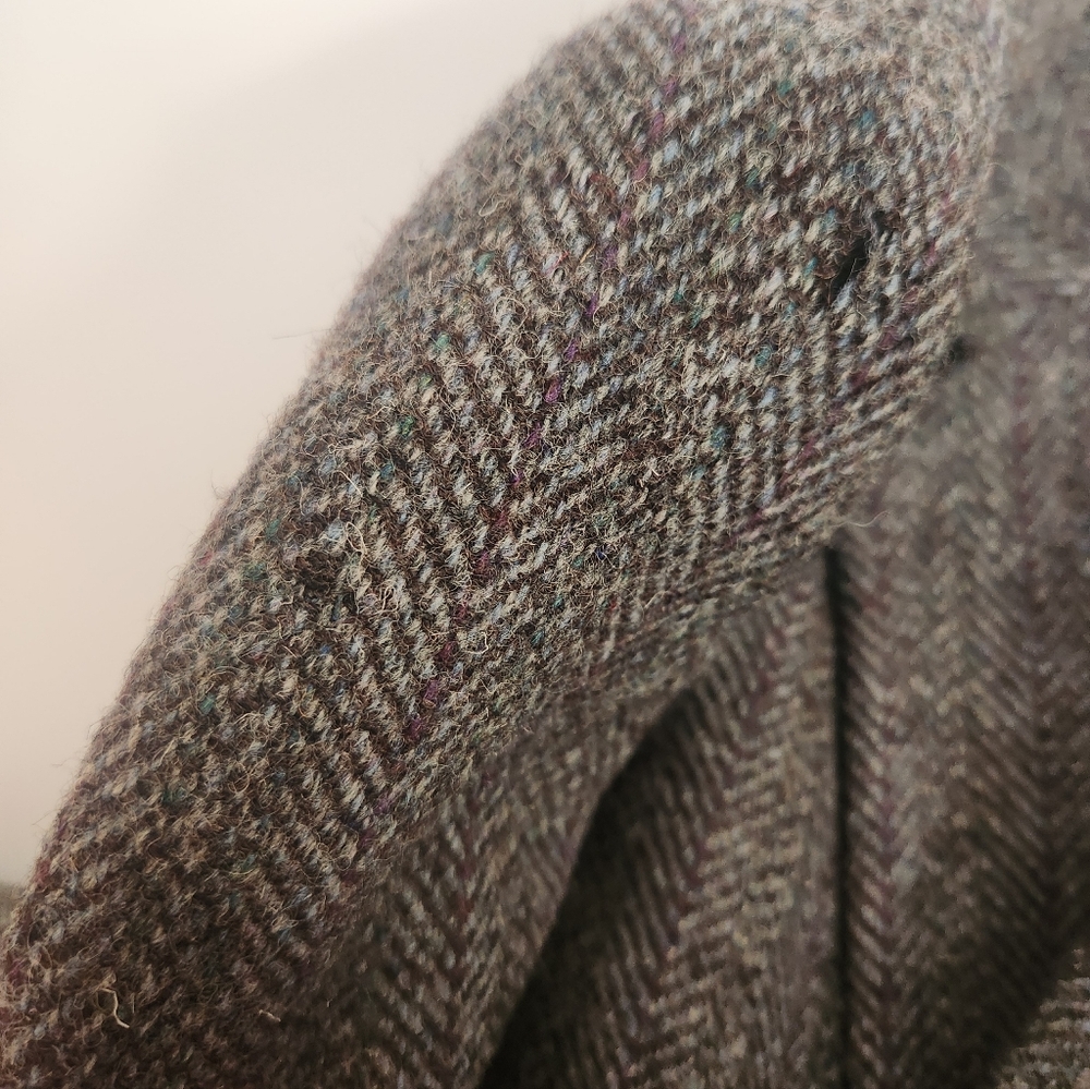 Harris Tweed Classic Gray Men's Blazer 100% Scottish Wool - Picture 4 of 7